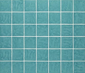 Wandtegel Lichtblauw 10x10cm (Muurtegels, Afbouwmaterialen), Doe-het-zelf en Verbouw, Nieuw, Minder dan 20 cm, 10 m² of meer, Wandtegels