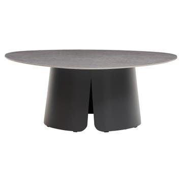 Serenno lounge tuintafel 97x97xH37 cm aluminium antraciet, Ophalen of Verzenden, Nieuw, Aluminium