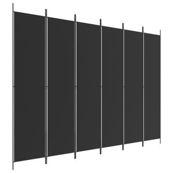 Roomdivider 300x220cm Zwart | 46% Korting, Huis en Inrichting, Ophalen of Verzenden, Zo goed als nieuw