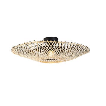 Oosterse plafondlamp bamboe 50 cm - Rina, Verzenden, Nieuw