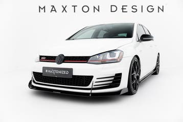 Maxton Voorspoiler / Splitter Volkswagen Golf GTI / GTD Mk7, Verzenden