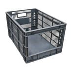 Magazijnbak, 600x400x320 mm, euronorm, grijs kunststof,, Gebruikt, 40 tot 60 cm, 50 tot 75 cm, Bak of Kist