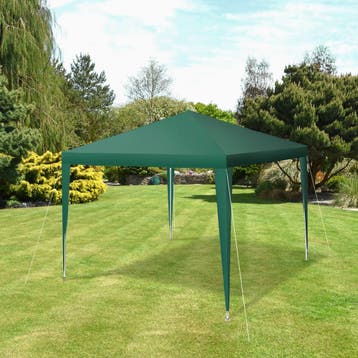Paviljoen Farah, waterdicht, steeksysteem, 3x3m - groen, Tuin en Terras, Partytenten, Verzenden, Nieuw