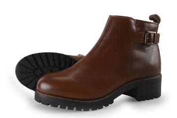 Mysa Laarzen in maat 42 Cognac, Kleding | Dames, Schoenen, Hoge laarzen, Overige kleuren, Verzenden, Zo goed als nieuw