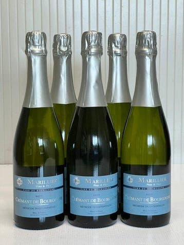 Marillier père & fils, Crémant Brut de Bourgogne. Blanc de, Nieuw