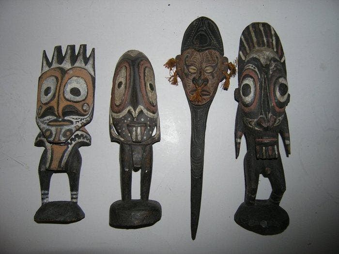 Iatmul - Papoea-Nieuw-Guinea (Zonder minimumprijs), Antiek en Kunst, Kunst | Niet-Westerse kunst