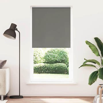 vidaXL Rolgordijn verduisterend 100x230cm stofbreedte 95,7cm, Verzenden, Nieuw, Grijs