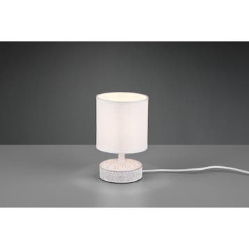 LED Tafellamp - Trion Maria - E14 Fitting - Rond - Mat Wit -, Ophalen of Verzenden, Nieuw, Keramiek, Overige fittingen