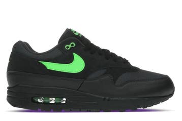 Nike Air Max 1 Essential Black Green Strike • 38.5 39 40, Ophalen of Verzenden, Nieuw, Nike, Sneakers of Gympen