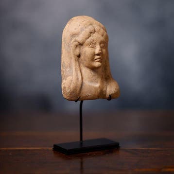 Oud-Griekenland, terracotta votieve plaat - 11.5 cm