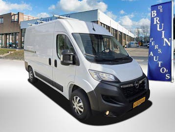 Opel Movano 103Kw/140Pk L2H2 Links & Rechts Schuifdeur Airco, Stof, Gebruikt, Wit, Lease
