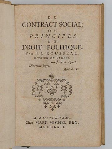 Jean-Jacques Rousseau - Du contract social; ou principes du
