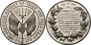Zinnmedaille 1916 Großbritannien George V 1910-1936, Verzenden