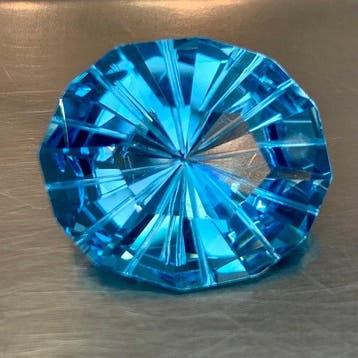 Zonder minimumprijs - 1 pcs Blauw Topaas - 31.43 ct -, Nieuw