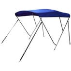 Biminitop Rvs 3 Boog 180-200cm Breed Blauw, Ophalen of Verzenden, Nieuw