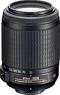 Nikon AF-S DX NIKKOR 55-200 mm F4.0-5.6 ED G IF VR 52mm, Verzenden, Zo goed als nieuw