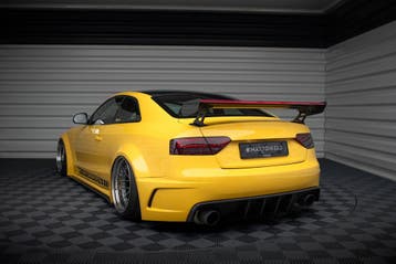 Maxton Carbon Spoiler met beugels en LED Audi A5 Coupé 8T, Verzenden