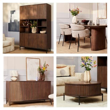 Complete-set Madison bruin -zwart of beige - bekend van TV!, Verzenden