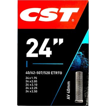 CST Binnenband 24 inch 24 x 1.75-2.25 met autoventiel 40..., Ophalen of Verzenden, Nieuw, Band