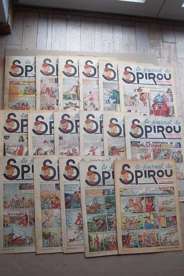 Spirou (magazine) - 17 Tijdschriften - Eerste druk -, Boeken, Nieuw