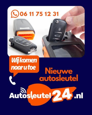Autosleutel bijmaken Amsterdam | Kwijt? Vandaag nog klaar, Nieuw