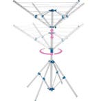 2dekans | tectake - Mobiele wasmolen droogmolen - 102 x 102, Tuin en Terras, Droogmolens en Wasrekken, Ophalen of Verzenden, Zo goed als nieuw