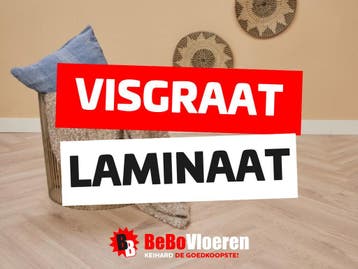 VISGRAAT LAMINAAT | Tijdloze elegantie vanaf €8,98 per m², Ophalen of Verzenden, Visgraat, Laminaat, Nieuw