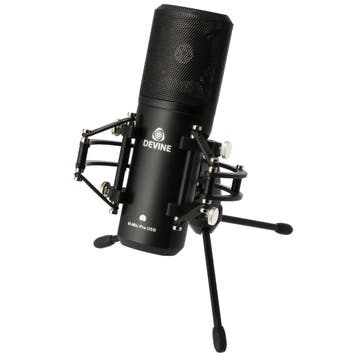 Devine M-Mic PRO USB BK usb-microfoon zwart, Verzenden, Nieuw