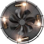 LED Plafondlamp met Ventilator - Plafondventilator - Trion, Ophalen of Verzenden, Nieuw, Metaal