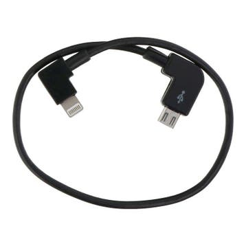 Extra korte (22cm) lightning / iPhone naar Micro USB kabel, Verzenden, Nieuw