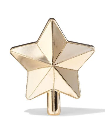 HEMA Piek ster 15x8.8x17cm glas goud, Verzenden, Nieuw