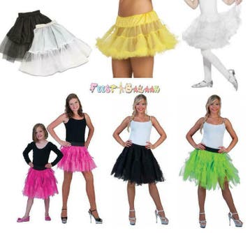 Petticoat kopen Carnaval | Kind Vrouw | Onderrok feest Tule, Ophalen of Verzenden, Nieuw, Overige thema's, Kleding