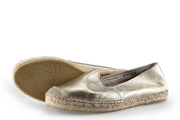 Manfield Espadrilles in maat 39 Zilver, Kleding | Dames, Schoenen, Overige kleuren, Verzenden, Zo goed als nieuw, Manfield