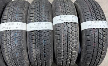 4x 175-65-15 Pirelli Winter DEMO 4x8mm €50 PerBand 175 65 15, Ophalen, Gebruikt, 15 inch, 175 mm