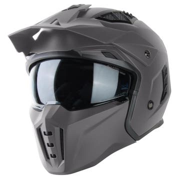 VINZ Kioto Streetfighter helm - Titanium, Motoren, Verzenden, Nieuw