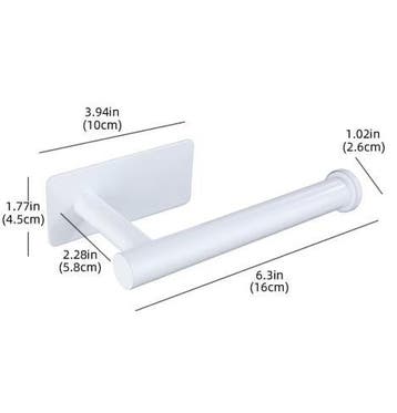 RVS Wandpapierhouder Zelfklevend voor Badkamer en Toilet, Verzenden, Nieuw