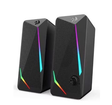 PC Speakers RGB 2.0 Stereo met LED Desktop Speakers, Computers en Software, Pc speakers, Verzenden, Nieuw
