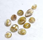 Lot - quartz rutile - 100 % natuurlijk Cabochon- 8.14 g -