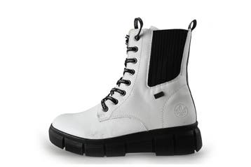 Rieker Veterboots in maat 36 Wit, Verzenden, Wit, Overige typen, Zo goed als nieuw