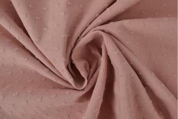 10 meter dobby katoen - Oud Roze, 120 cm of meer, Ophalen of Verzenden, Katoen, Roze
