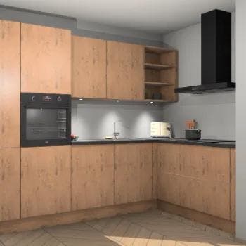 Astoria Eiken keuken Bangalore 124319, Verzenden, Nieuw