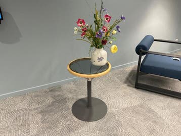 BLÅ STATION bijzettafel glas Ø48/61 cm, Nieuw