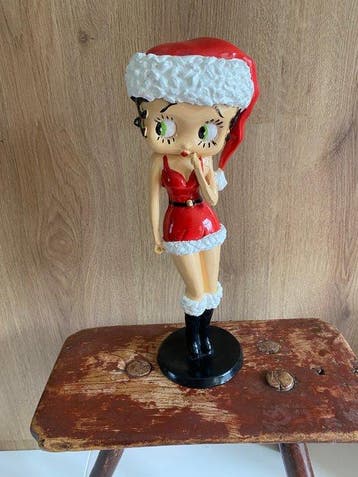 Beeldje - Betty Boop: Santa’s little helper - Hars, Nieuw in verpakking