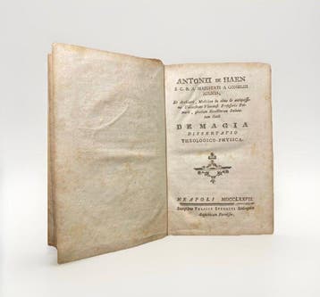 [MAGIA] A. de Haen - De Magia / De miraculis. Dissertatio