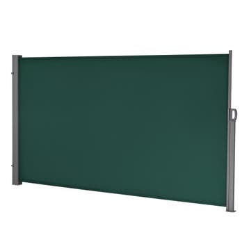 Windscherm uittrekbaar zijluifel 300x180 cm donkergroen, Verzenden, Nieuw
