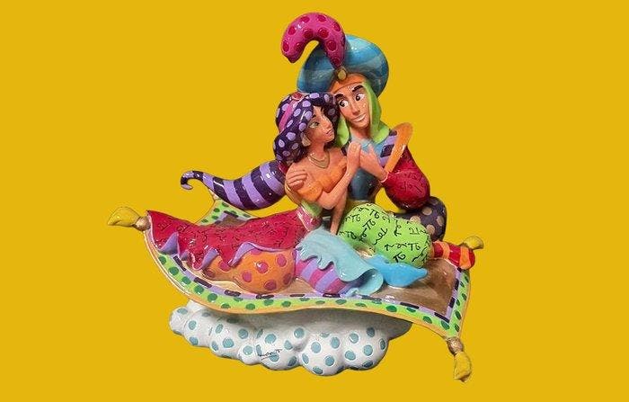 Aladdin and Jasmine - 1 Figurine - Disney Enesco Romero, Verzamelen, Disney