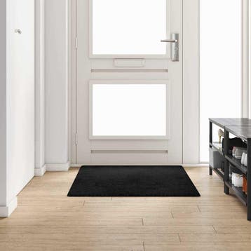 vidaXL Tapijt Loper Zwart 100 x 150 cm 100% Polypropylene, Huis en Inrichting, Verzenden, Nieuw, Zwart