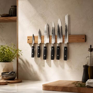 Yaxell Zen Messenset – 7-delig – Magnetische Messenstrip, Huis en Inrichting, Keuken | Bestek, Ophalen of Verzenden, Nieuw, Overige materialen