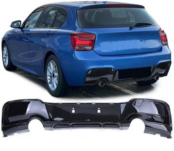 Diffuser Glanzend Performance BMW 1 serie F20 F21 B2266, Nieuw, Achter, BMW