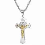 Fako Bijoux - Cubaans Kruis Jesus Voor Mannen - HD Ketting, Verzenden, Nieuw